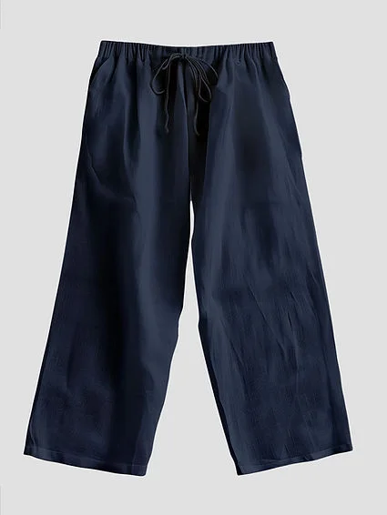 Drawstring Linen Pants